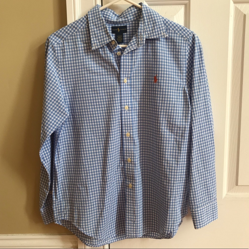 Gingham Cotton Poplin Shirt